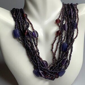 Multistrand Bead Necklace